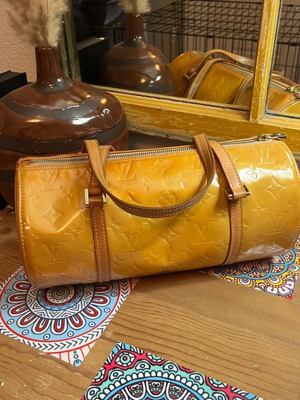 Louis Vuitton Vernis Papillon Pm Barrel Bag - Picture 3 of 14